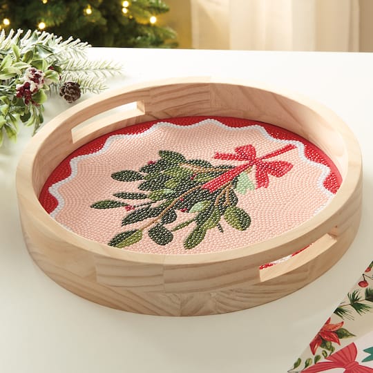 Michaels, 10" Mistletoe Diamond Art Tray Kit by Make Market® – Category: Diamond Painting Kits